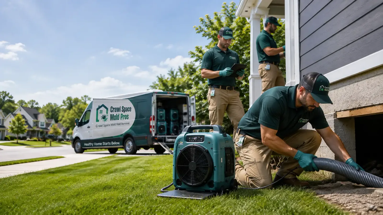 Crawl Space Mold Removal in Marion, VA